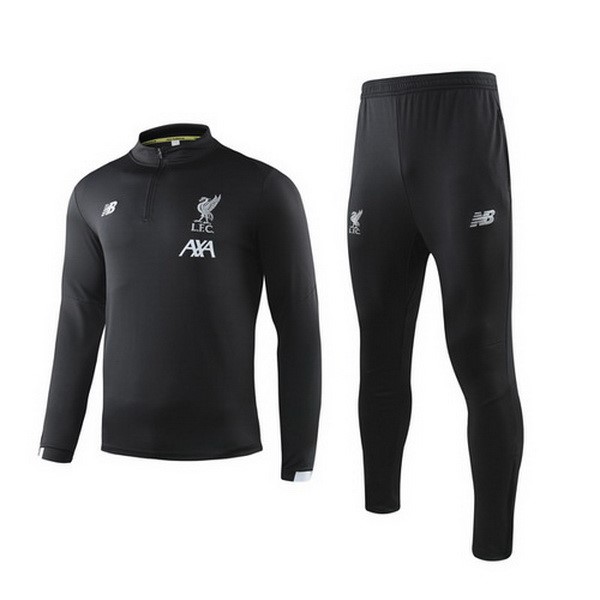 Chandal Del Niños Liverpool 2019-2020 Negro Gris